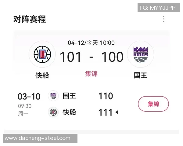 国王队与快船队今日首发阵容揭晓精彩对决即将上演